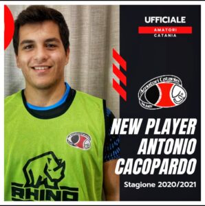 Ufficiale: Antonio Cacopardo è un nuovo giocatore dell'Amatori Catania